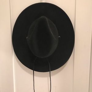 Brixton wide brim fedora hat